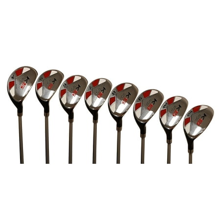 Majek Senior Ladies Golf Clubs All True Hybrid Set 55+ Years Womens Right Hand Lady Complete Set which Includes: #4, 5, 6, 7, 8, 9, PW + SW Lady Flex Right Handed New Utility A Lady