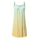 thumbnail image 3 of WILLBEST Vestidos Casuales Para Mujer Verano Vestido Informal De Verano Para Mujer, A La Moda, Con Estampado Degradado, Plisado, Sin Mangas, Con Tirantes Para Vacaciones En La Playa, 3 of 3