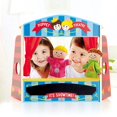 thumbnail image 3 of Hape Childrens Hand Puppet Wooden Playhouse Theater Stage Set with Accessories, 3 of 5