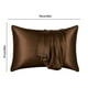 thumbnail image 3 of Satin Pillowcase For Hair And Skin Pillowcases Standard Size And Soft Satin Pillow Covers 1 Pack 20x30 Inches, 3 of 8