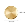 thumbnail image 2 of Fruit Tray Stainless Steel Towel Salad Plate Mini Cake Pans Metal Serving Banquet Child, 2 of 6