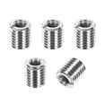 thumbnail image 1 of Adaptateurs de Filetage Manchon Réducteur Écrou, 5 Pcs M14x2 Mâle à M8x1.25 Femelle Réparation Insert Écrou Vis Réducteur Conversion 303 Acier Inoxydable Attache 15mm, 1 of 7