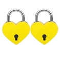 thumbnail image 1 of Lock Heart 2 Sets Metal Colorido Exquisito transporta Suministries Craft Suministries Conlaves, Adecuados para Joyero, Equipaje Pequeño, Amigos y Niños, 1 of 7