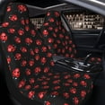 thumbnail image 4 of Goofa Beautiful Red Ladybug Printed Car Seat Covers, Automotive Seat Covers for Cars Trucks and SUVs, Quick Setup Universal Fit Elastic Seat Covers-2 PCS, 4 of 6