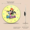 thumbnail image 3 of The Powerpuff Girls Original and Officially Licensed Wall Clock Shiny The Powerpuff Girls 024 Colorful, Quiet, Unique Design, Painted Metal Hands 12", 3 of 5