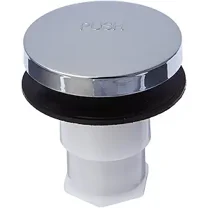 Watco Foot Actuated Replacement Stopper with 3/8" Adapter Pin in Chrome Plated - 38412-CP