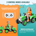 thumbnail image 4 of VEVOR Tracteur Électrique pour Enfants 12V avec Remorque Télécommande, 4 of 9