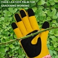 thumbnail image 3 of Long Gardening Gloves for Women Thorn Proof Leather Garden Gloves Breathable Working Gloves for Women Yard Outdoor, 3 of 14