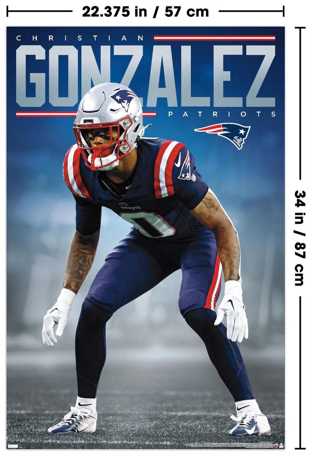 NFL New England Patriots - Christian Gonzalez 24
