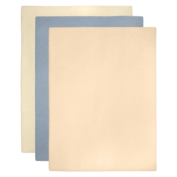 The Beadsmith Beading Mats Set – Double-Sided Mats, 3pc, 11"x14”, Washable, Soft Flocked Texture