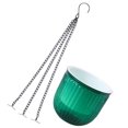 thumbnail image 2 of 2pcs Durable Outdoor Hanging Flower Basket Plastic Hanging Plant Pot Indoor Hanging Planter, 2 of 8