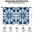 thumbnail image 2 of Blackout Kids Curtains,Blue Tie Dye Starburst Pattern Childrens Insulated Curtains Set Of 2,Bedroom Essentials,Toddler Room Decor 42"x54", 2 of 5