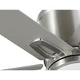 thumbnail image 5 of Progress Lighting Bexar 6-Light Flush Mount Ceiling Fan, Brushed Nickel, Reversible Silver/Dark Cherry Blades, Integrated LED, 5 of 22