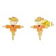 thumbnail image 1 of Guardurnaity Pendientes compactos y ligeros de Plata de Ley 925 con forma de hoja de arce, pendientes sencillos para mujer, hebillas para las orejas Ropa, zapatos y accesorios Miscelánea SCE1243, 1 of 6
