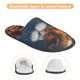 thumbnail image 3 of Balery Cowboy Boots Under Starry Sky Pantuflas de Casa de Felpa Silenciosas con Diseño Estampado, Zapatillas Cómodas Antideslizantes de Algodón para Interior-Medium, 3 of 8