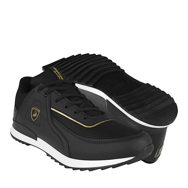 Tenis CABALLERO Lamborghini 3600 TEXTIL negro Walmart en línea