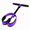 Purple, variant on ABPETE Pedal Resistance Band with Handles, Durable Full Body Exercise Band for Core, Abs, Arms, Legs and Glutes, Sit-Up Training Equipment for Home Workouts(Purple)