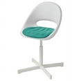 thumbnail image 1 of Children’s desk chair with pad, white/turquoise, 1 of 7
