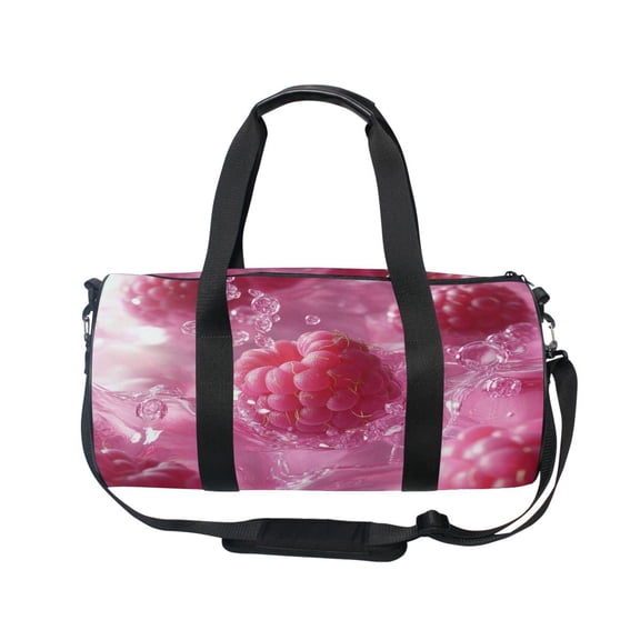 BZSMCE Bucket Sports Bag Creative Colorful Wings Pattern Casual Simple Bag