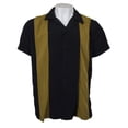 thumbnail image 5 of Maximos Men's Retro Classic Two Tone Bowling Casual Dress Shirt Charlie Sheen, 5 of 7