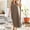 Coffee, variant on Dolkfu Cotton Blend Women Clothing Refined Blue V-Neck Sleeveless Long-Length Shift Dresses Solid Side Split Modern Relaxed Fit Dresses Blue,M