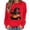 Red Sweatshirts, variant on Jsaierl Halloween Sweatshirts for Women Plus Size Pumpkin Graphic Pullovers Fall Loose Fit Round Neck Long Sleeve Sweater Tops Halloween Clothes, Sizes S-2XL