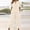 Beige, variant on Linen Capri Set Women 2 Piece Outfits V Notch Short Sleeve Button Down Shirts Summer Flowy Crop Wide Leg Pants Sets, 2XL