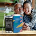 thumbnail image 5 of Grandpa Gifts from Grandchildren Gifts for Papa for Fathers Day 20oz Black Funny Grandpa Nutrition Factor Travel Tumbler Gifts for Grandparents Grandfather Birthday Christmas Present Cup With Straw, 5 of 6