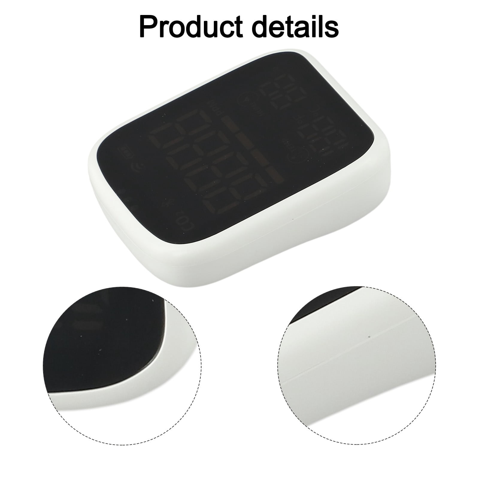 Portable WIFI Air Quality Monitor Carbon Dioxide Detector NDIR Infrared Carbon Dioxide Sensor Air Quality Monitor Temperature