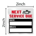 thumbnail image 4 of Labels Oil Change Stickers Removable Oil Change Reminder Sticker for Window with No , Service Due Labels for Car 100Pcs/Roll, 4 of 7