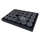 thumbnail image 2 of Organizador de de caja de presentación de colección de almacenamiento Negro Zulema Bandeja de pantalla de diamante, 2 of 6