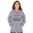 thumbnail image 4 of TacoCat Spelled Backwards is Taco Cat Zip Up Hoodie Men's Women's Brisco Brands S, 4 of 5