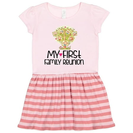 

Inktastic My First Family Reunion Gift Toddler Girl Dress