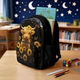 thumbnail image 3 of Xoenoiee Highland Cattle Sunflower Butterfly Pattern Kids School Backpack Large Capacity Casual Daypack with Zipper Pocket Middle School Elementary School Bookbags Travel Rucksack Knapsack for Girls, 3 of 7
