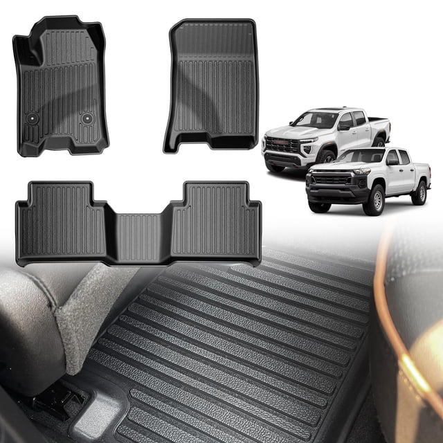 Alfombrillas TripleAliners compatibles con Colorado y Canyon Crew Cab 2023-2024