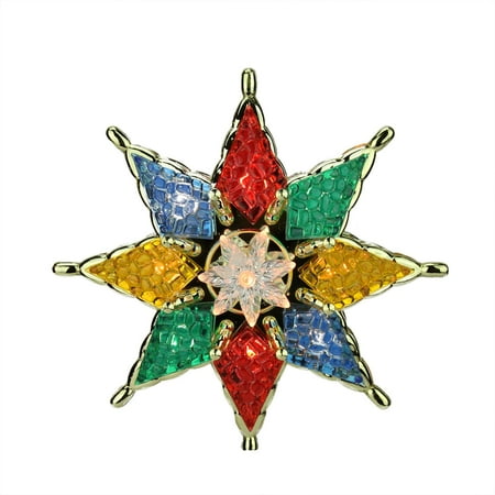 775 Lighted Multi Color Mosaic Star Christmas Tree Topper 775 Lighted Multi Color Mosaic Star Christmas Tree Topper