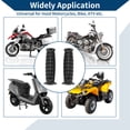 thumbnail image 7 of Unique Bargains 7/8" 22mm 15/16" 24mm Universal Motorcycle Hand Grip Cover Non Slip Rubber Handlebar End Grips for Motorcycle Scooter Bicycle ATV 1 Pair Black, 7 of 7