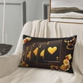 thumbnail image 5 of Rateoe Casino Playing Cards Pattern Pillow Covers with Invisible Zipper(Pillows are not Included) Standard Pillowcases-16"x24", 5 of 6