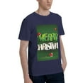 thumbnail image 2 of Bingfone Merry Christmas Men'S Loose Fit Short-Sleeve Pocket T-Shirt, 2 of 7