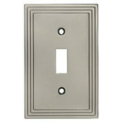 Cosmas 25053-SN Satin Nickel Single Toggle Switch Plate Switchplate Cover