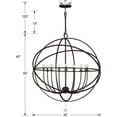 thumbnail image 5 of Crystorama Lighting - Nine Light Chandelier - Chandelier - Solaris - Nine Light, 5 of 9