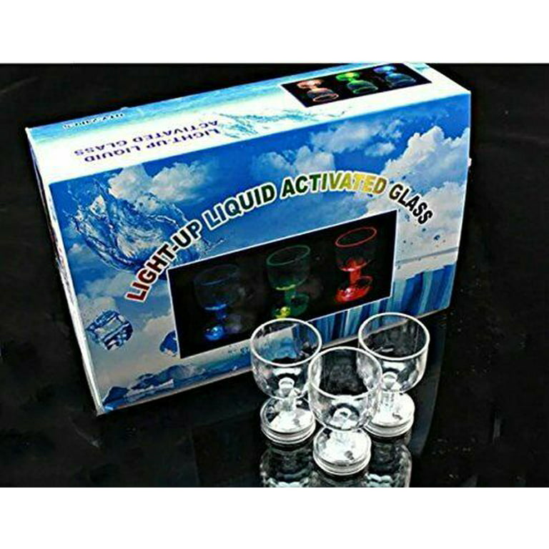 ITODA Flash Light Up Cups Liquid Activated Multicolor LED Bar Night Club  Halloween Christmas Party G…See more ITODA Flash Light Up Cups Liquid