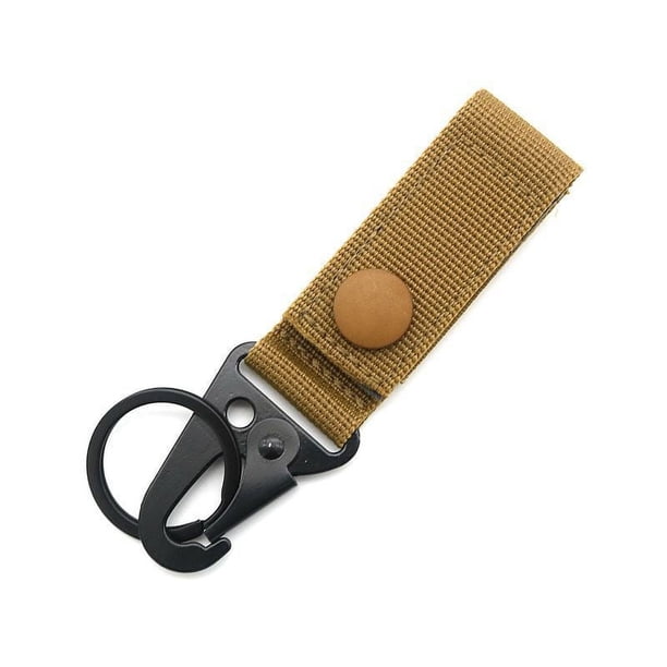 4 Uds Clips de boca agrandados gancho ganchos de presión resistentes Clips de eslinga para bolsa de Paracord al aire libre mochila-cuatro colores