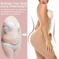 thumbnail image 2 of COMFREE Shapewear for Women Tummy Control Seamless Fajas Colombianas Bodysuit Open Bust Mid Thigh Body Shaper, 2 of 7