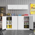thumbnail image 2 of Metal Storage Cabinet Lockable Steel Office Storage File Cabinet with Doors Large Capacity Storage Cabinet with 2 Adjustable Shelves for Home Office Garage, 2 of 15