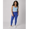 thumbnail image 5 of Hanes Cool DRI Women’s Legging, 3-Pack, Moisture-Wicking Performance Black/Navy/Deep Royal M, 5 of 7