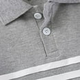 thumbnail image 6 of Hihipz Toddler Boy's Polo Shirt Loose Lapel Short Sleeve Polo Shirt Soft Comfortable Kids Polo Shirt,Sizes 18-24M, 6 of 8