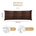 thumbnail image 3 of Fotbe Vintage Wood Funda para Almohada Corporal con Diseño, Funda de Microfibra Ultrasuave de 20x54 Pulgadas, Ropa de Cama Elegante, 3 of 7