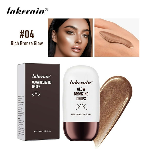 Iluminador para iluminar el tono y contornear el rostro Iluminador líquido 50 ml Alto brillo