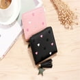 thumbnail image 4 of Wallet PU Imitation Leather Card Bag Ladies Wallet Short Cute Small Coin Purse Female Korean Version, 4 of 4